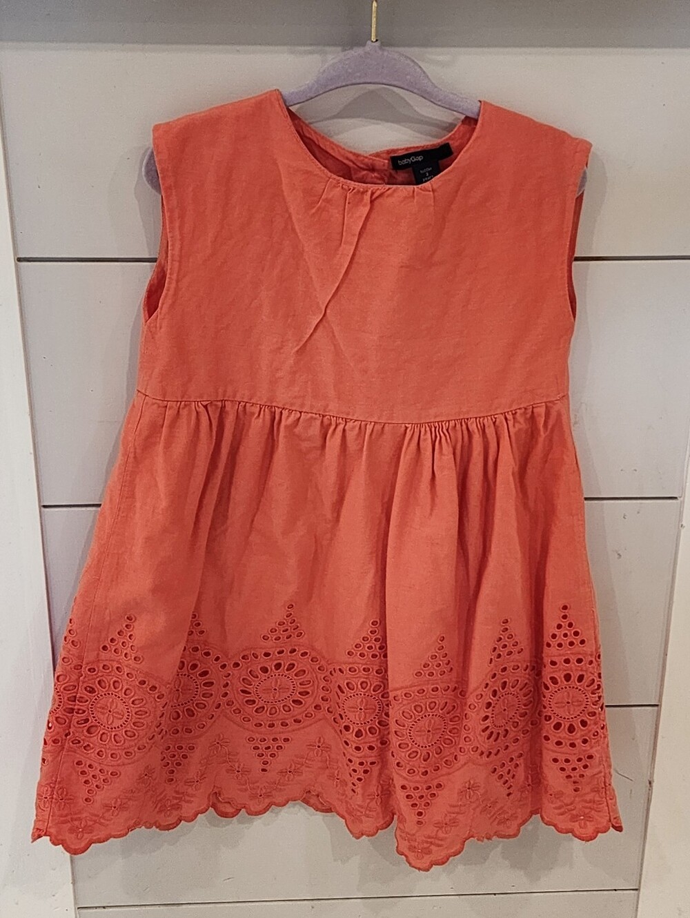 Baby Gap Coral Eyelet Sundress